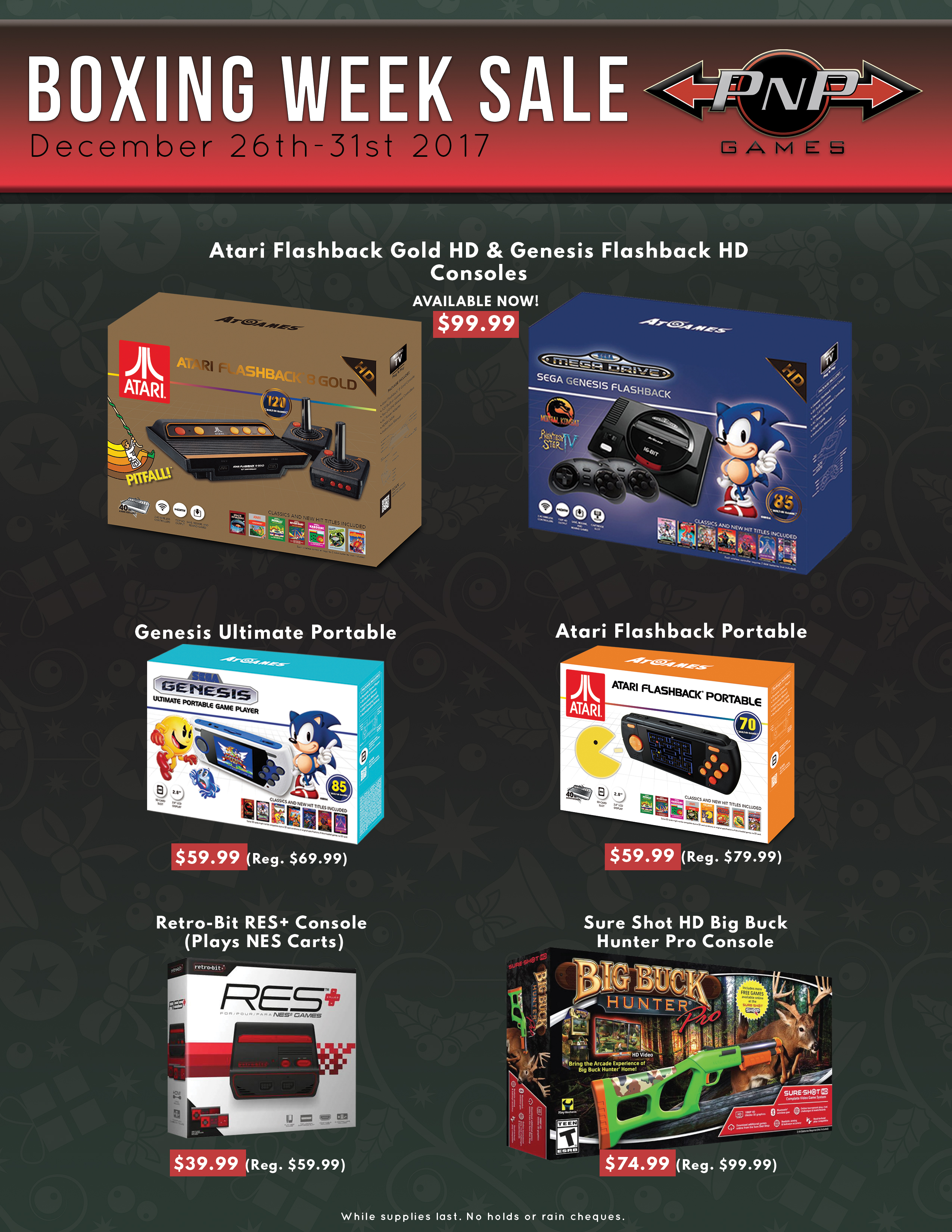 PNP Games Boxing Week Sale 2017 PNP Games