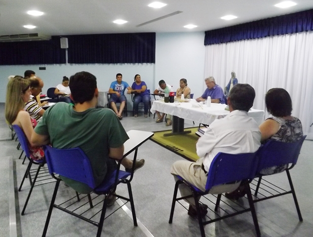 Reunião da nova Equipe Dirigente do ECC Paróquia Nossa Senhora das Graças