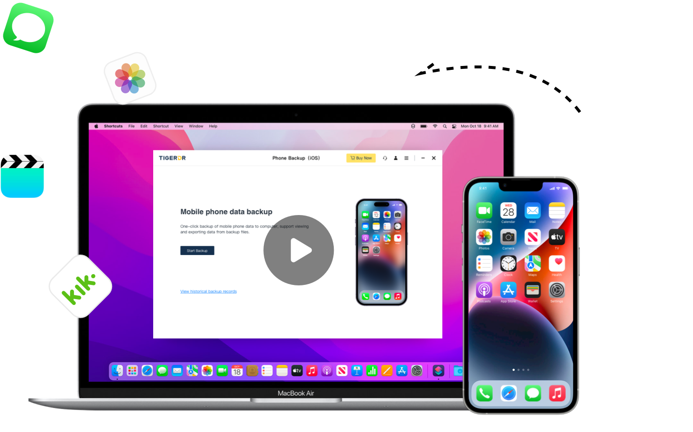 Backup iPhone Tiger Data Backup Support Center