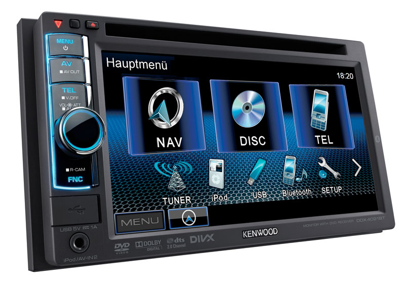 Neue Garmin iPhone App kompatible MultimediaMonitore von Kenwood