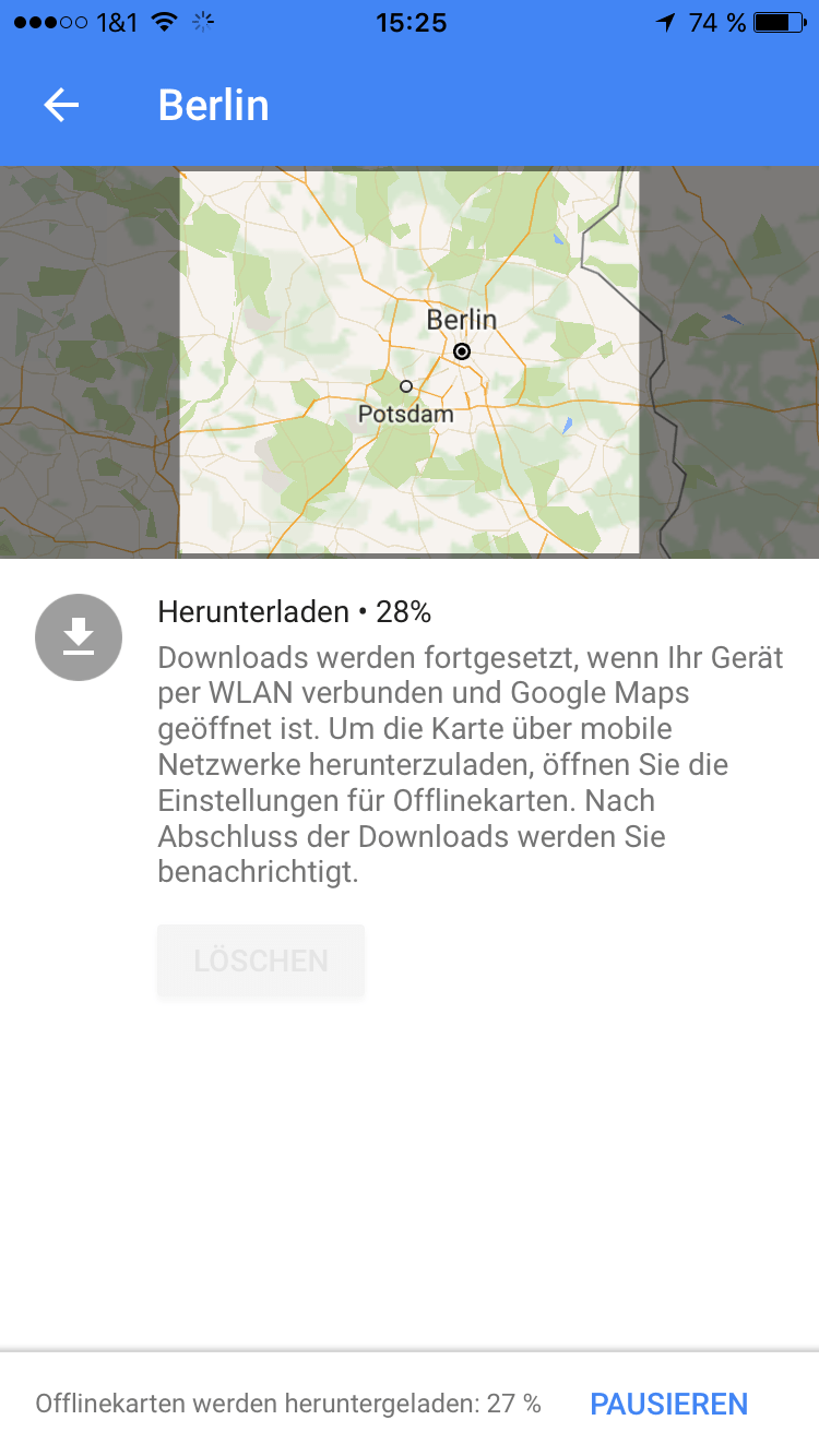 Google Maps für iOS erhält OfflineNavi › pocketnavigation.de