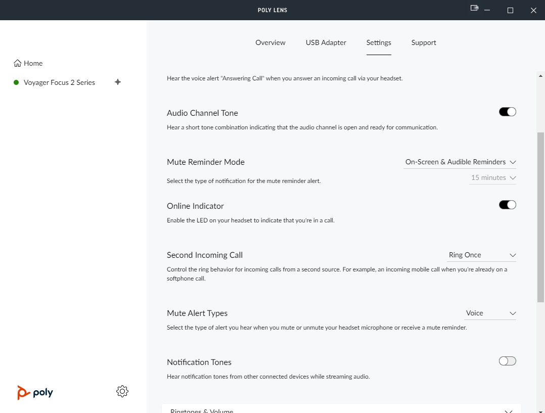 Poly Voyager Focus 2 Wireless Headset | Poc Network // Tech