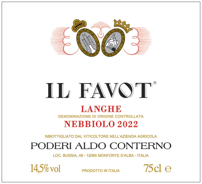 Poderi Aldo Conterno "IL FAVOT" LANGHE NEBBIOLO D.O.C.
