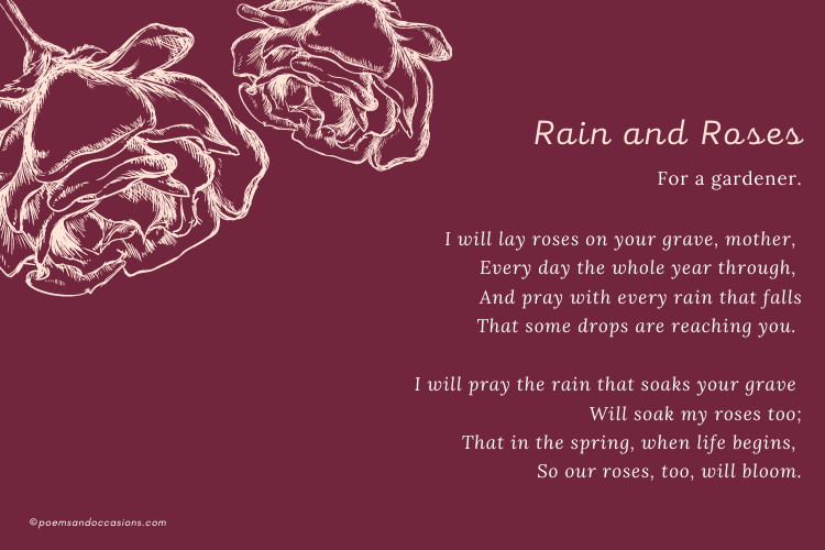 32 Beautiful Funeral Poems For Mom Poems and Occasions
