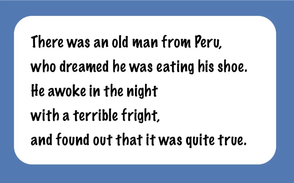 How Many Lines In A Limerick Poem?