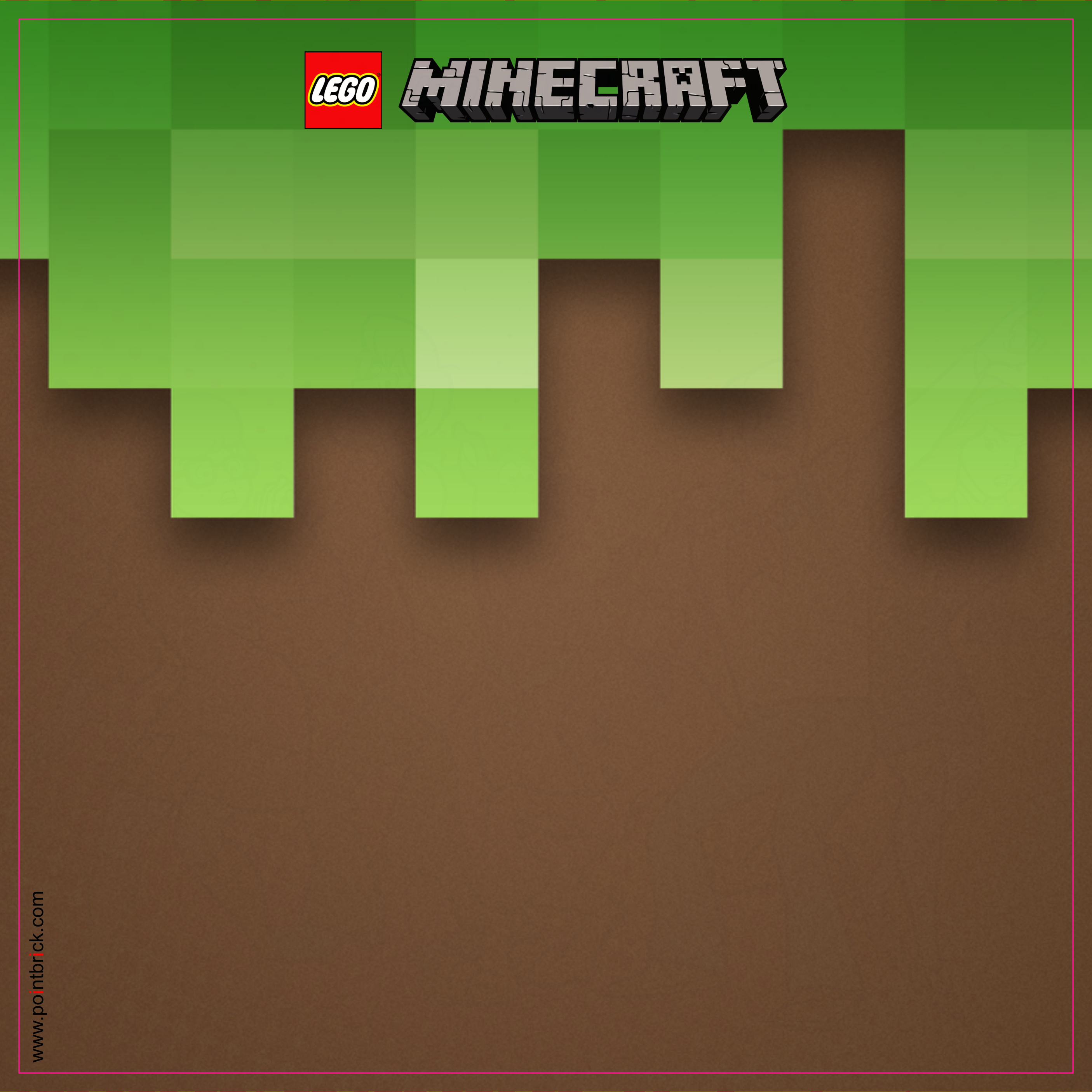 Point Brick Blog LEGO Minifigures Display Frame Sfondi Minecraft