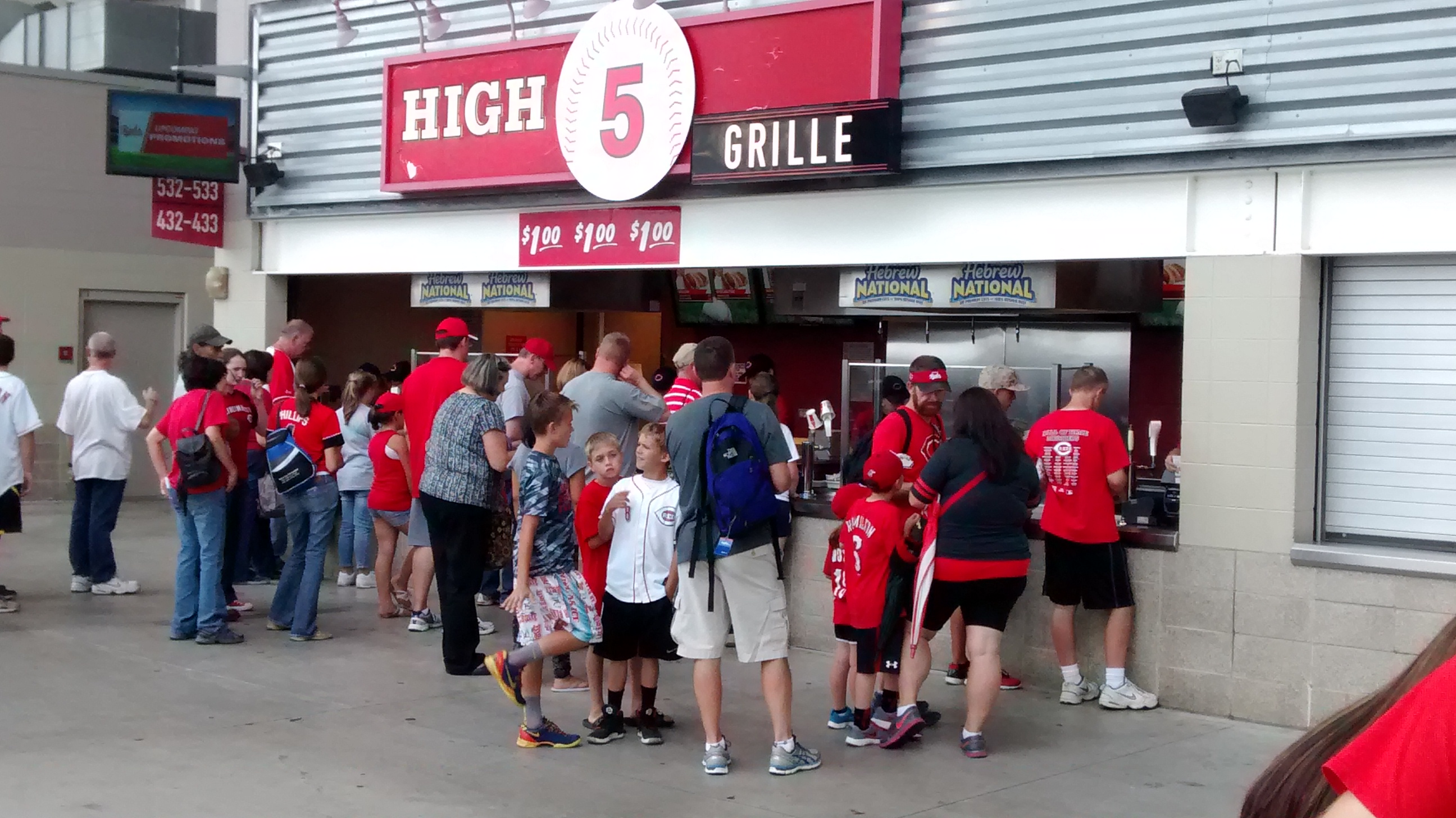Cincinnati Reds Great American Ball Park "secret" 1 concession
