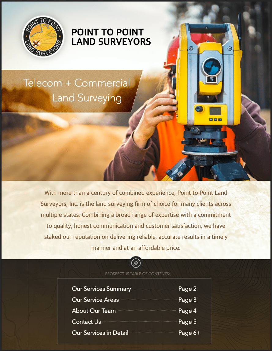 Download our Prospectus Point to Point Surveyors