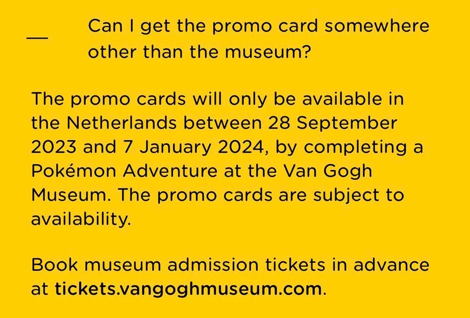 Pokemon Van Gogh Promo Card Revealed! PokeBeach Forums