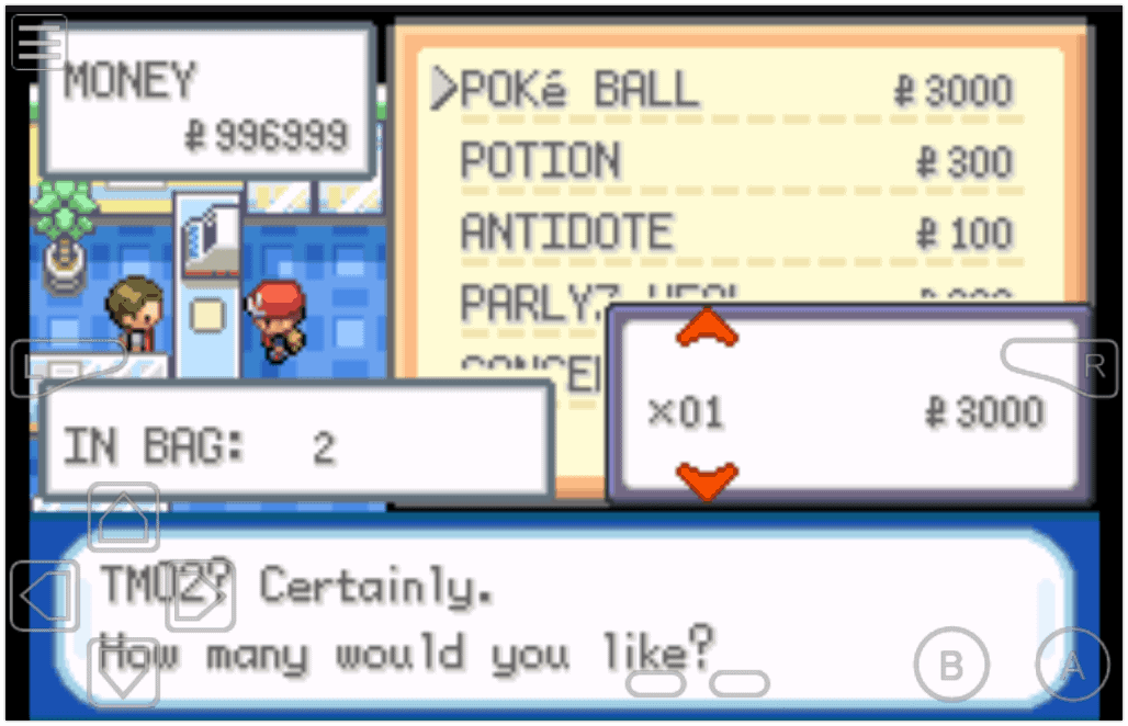 Pokemon Fire Red Cheats Gameshark Codes, Game Boy Advance