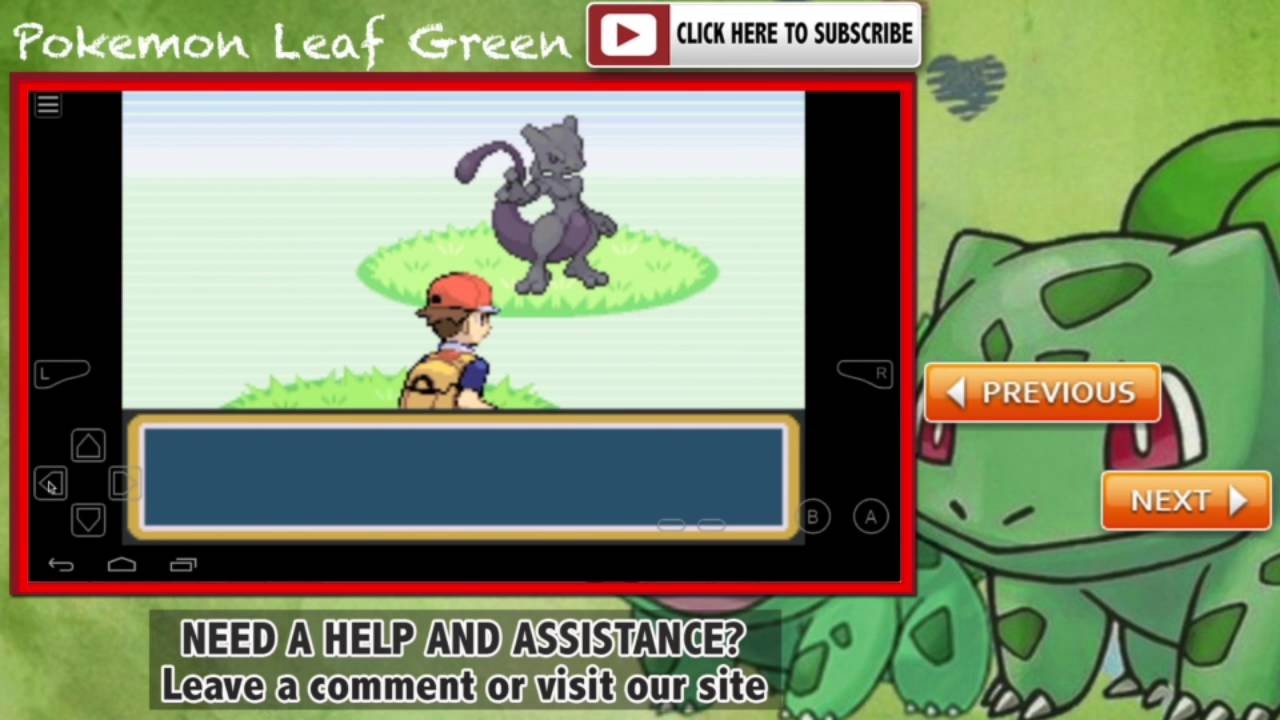 Pokemon leaf green version wordstor