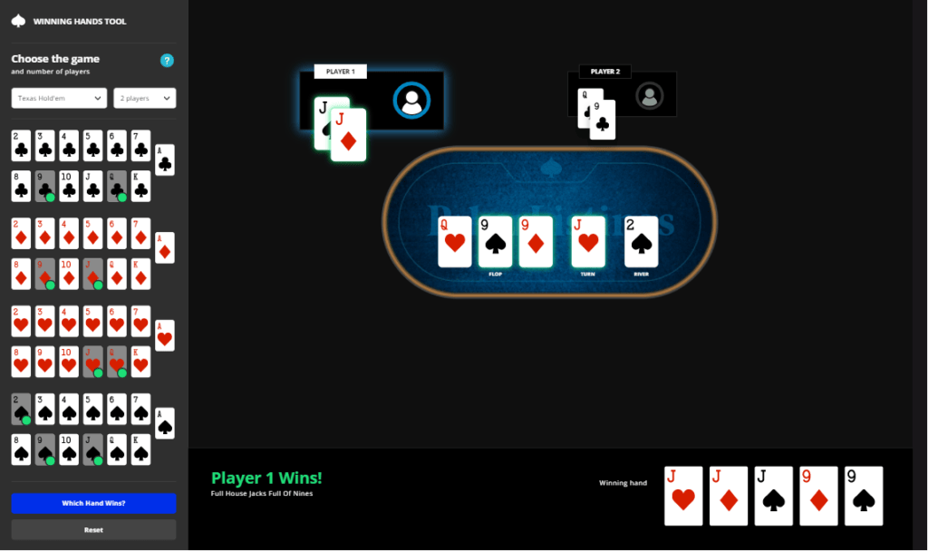 Which Poker Hand Wins Calculator PokerListings