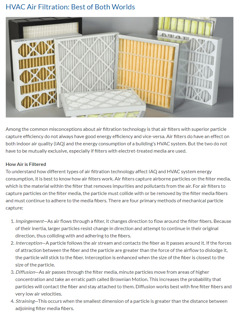 Filtration Services in Yuma, AZ Clean Home Air