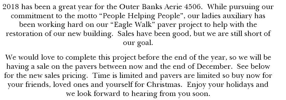 to Fraternal Order of Eagles 4506 Website