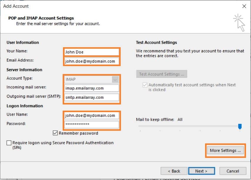 Quick Setup Guide Add your email address to an email client