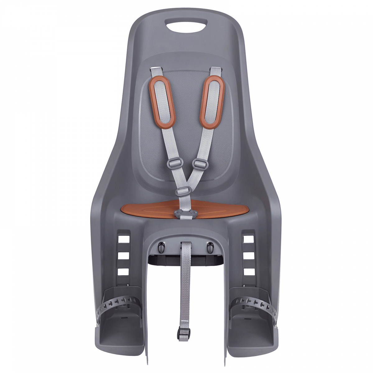 Bubbly Maxi Plus CFS Child Bicycle Seat Grey and Brown for Carriers 8406800014_Charcoal Grey