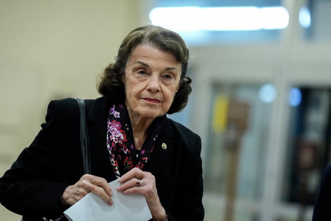 Dianne Feinstein, the oldest sitting senator, doesn't sound like she's