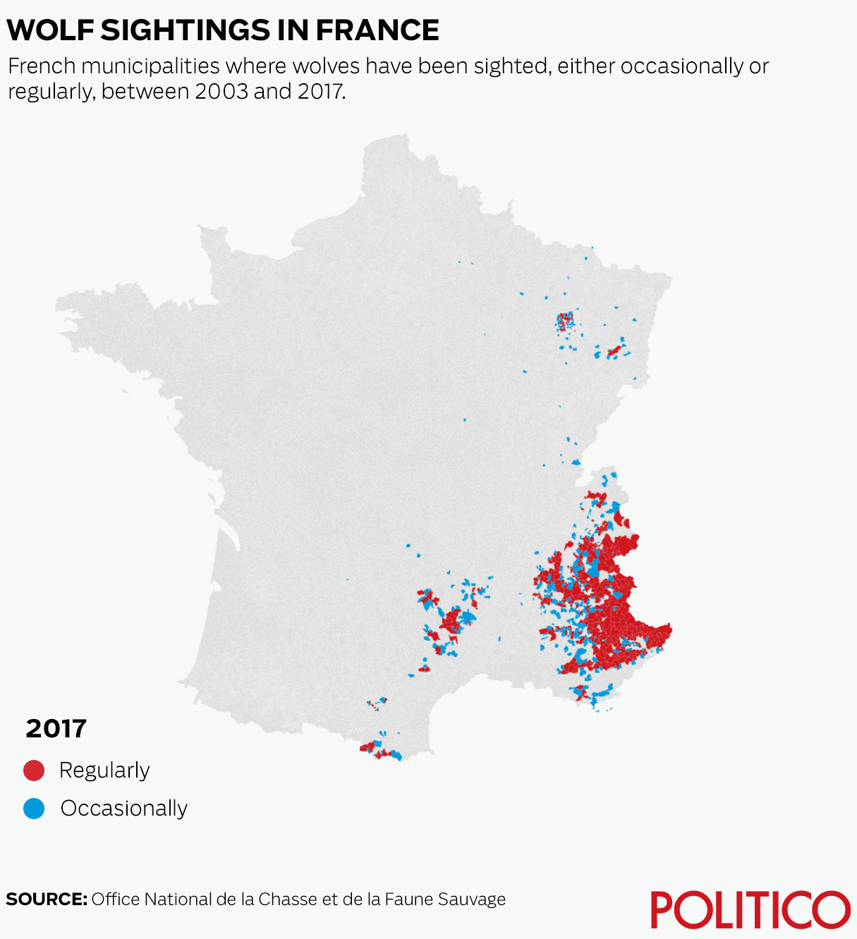 Wolves In France Map Wolves return to haunt EU politics POLITICO