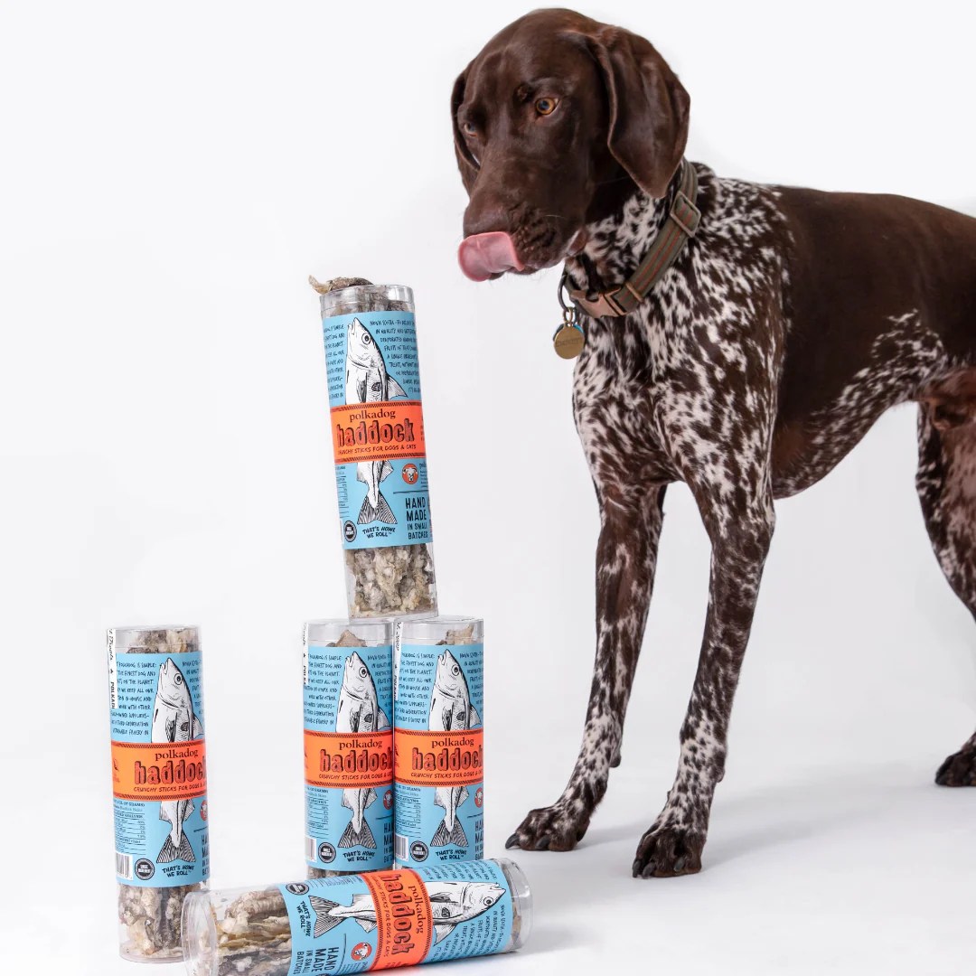 Haddock Skins Fish Treats for Dogs Polkadog