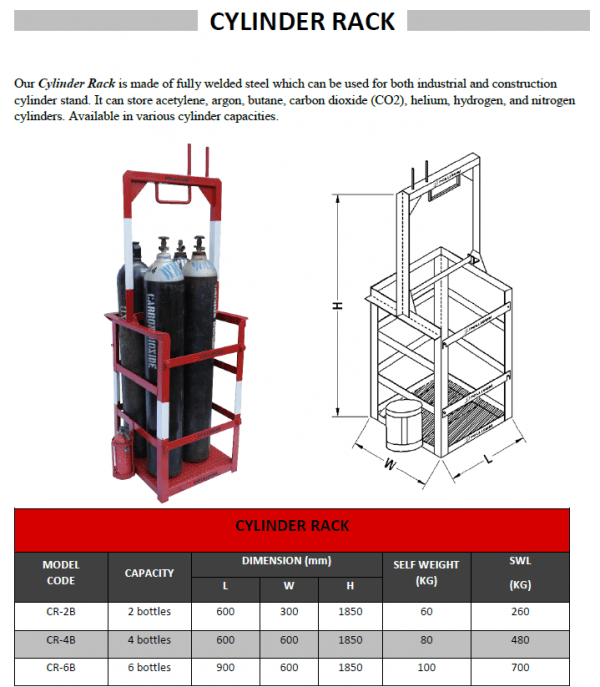 GAS CYLINDER RACK Pollisum Pollisum