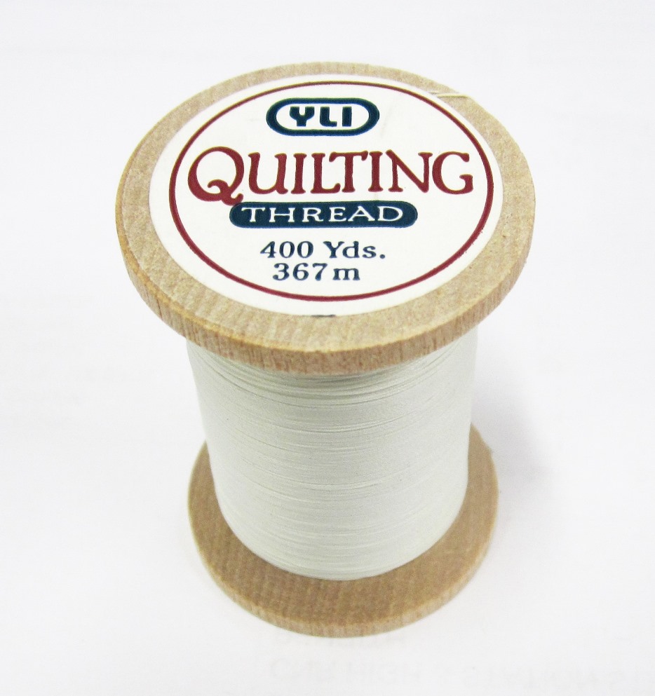 YLI Cotton Thread White Polly's Beads