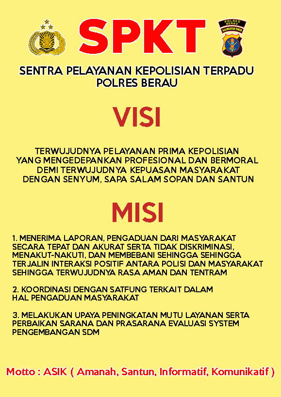 SPKT Situs Resmi Polres Berau