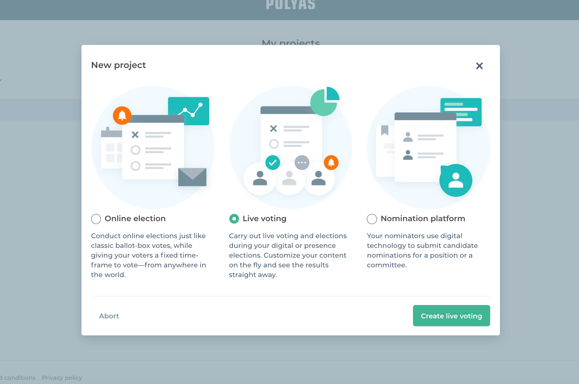 Live voting This is how it works!