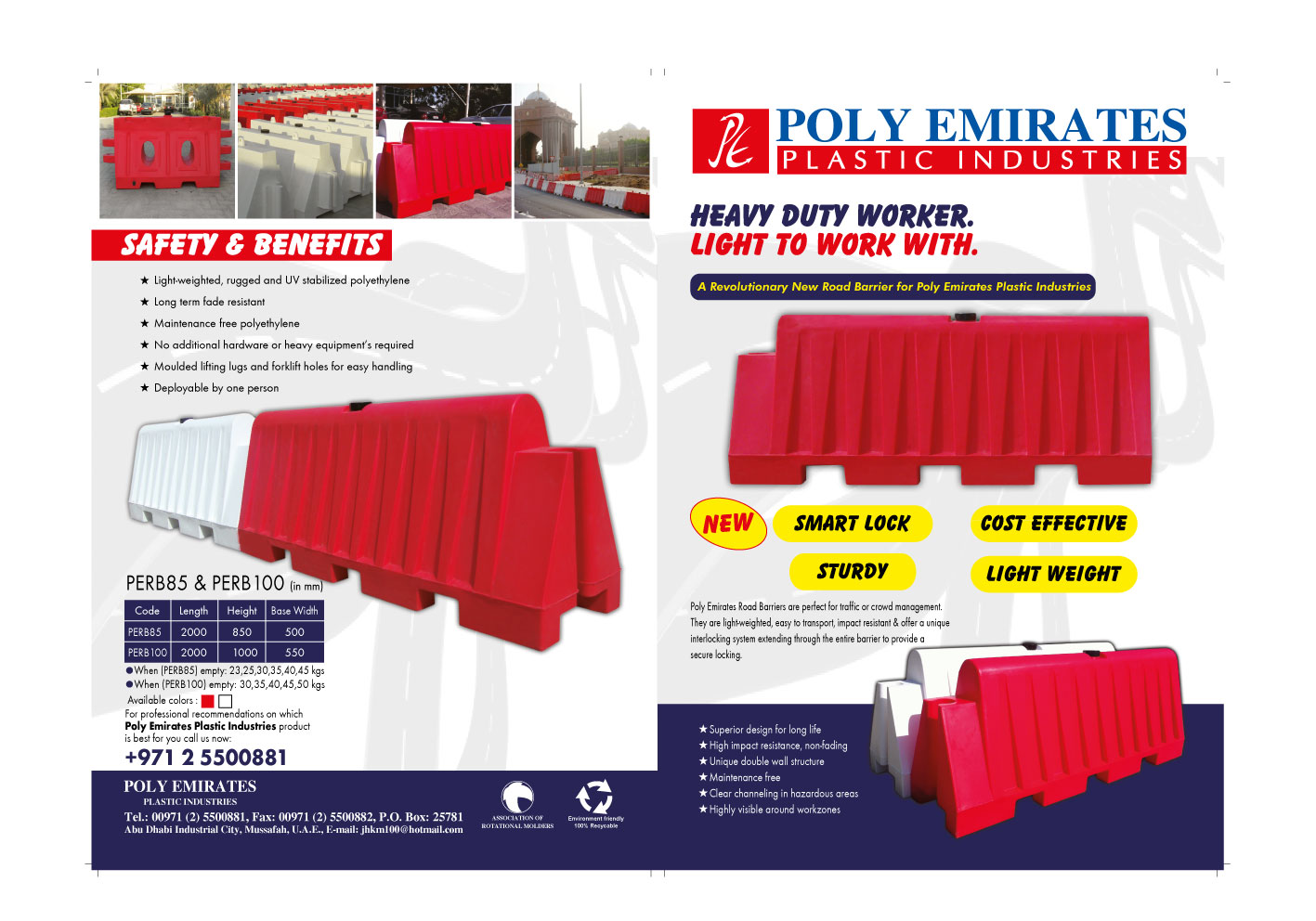 Road Barrier Poly Emirates
