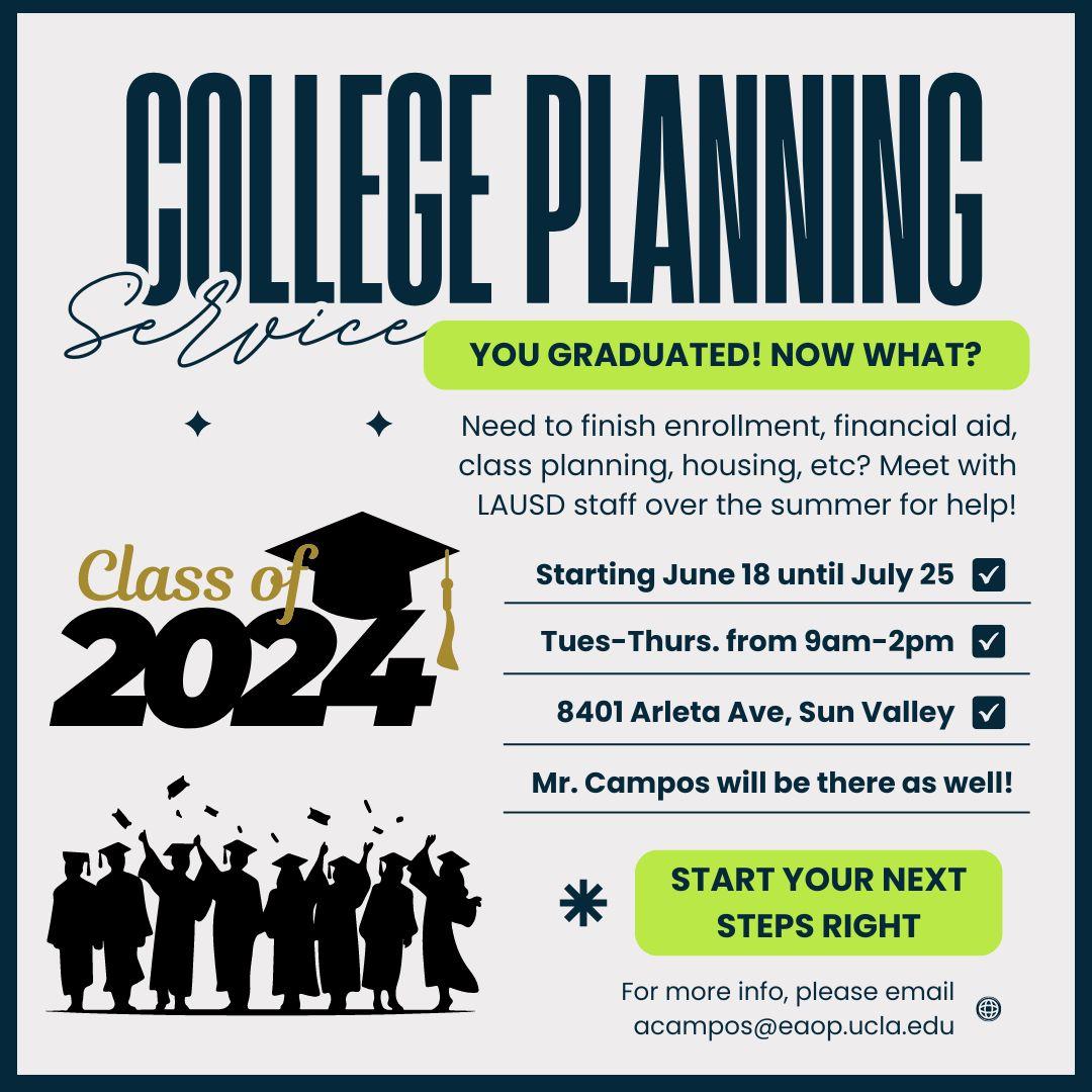 College Planning John H. Francis Polytechnic Senior High School
