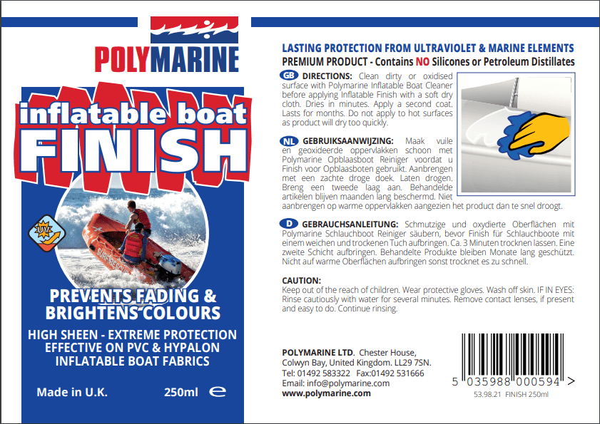 UV protection for RIBs and Inflatables Polymarine Paints, Adhesives, Parts & Accessories