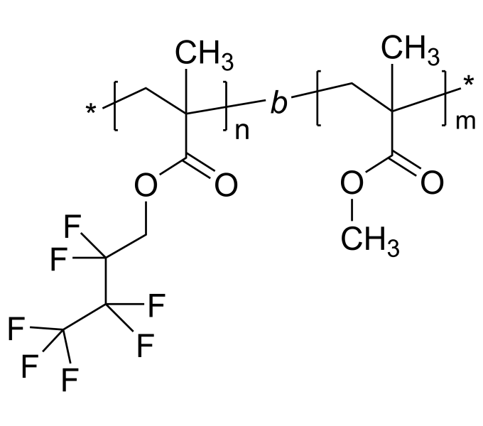 Poly(2,2,3,3,4,4,4heptafluorobutyl methacrylate)bpoly(methyl