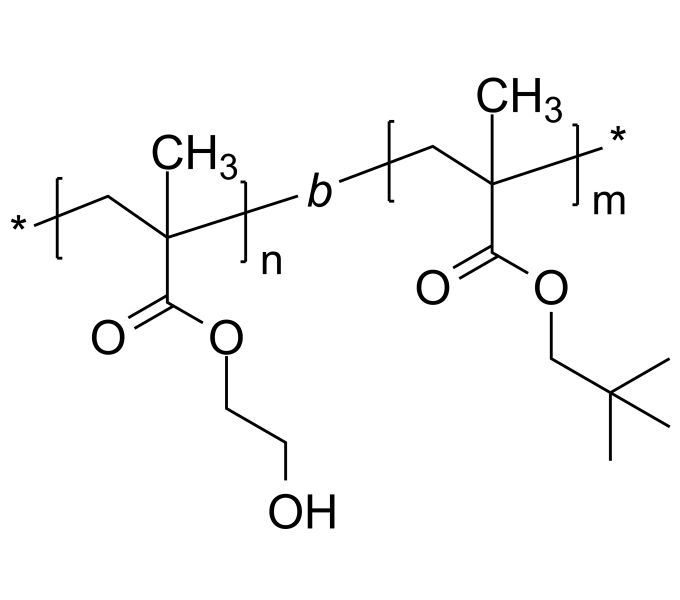 Poly(2hydroxyethyl methacrylate)bpoly(neopentyl methacrylate)