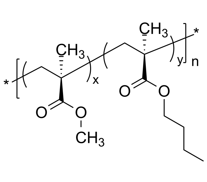 Poly(methyl methacrylateconbutyl methacrylate), random isotactic