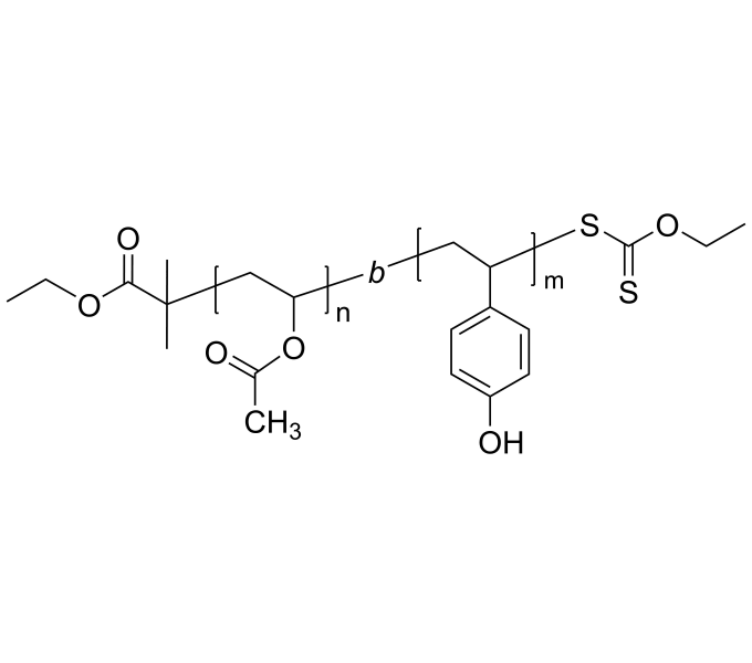 Poly(vinyl acetate)bpoly(4hydroxystyrene)