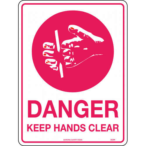 Danger Keep Hands Clear