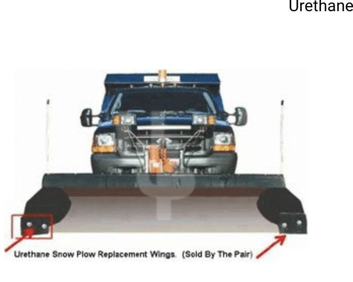 Gallery of Polyurethane Snow Plow Cutting Edges and Wings