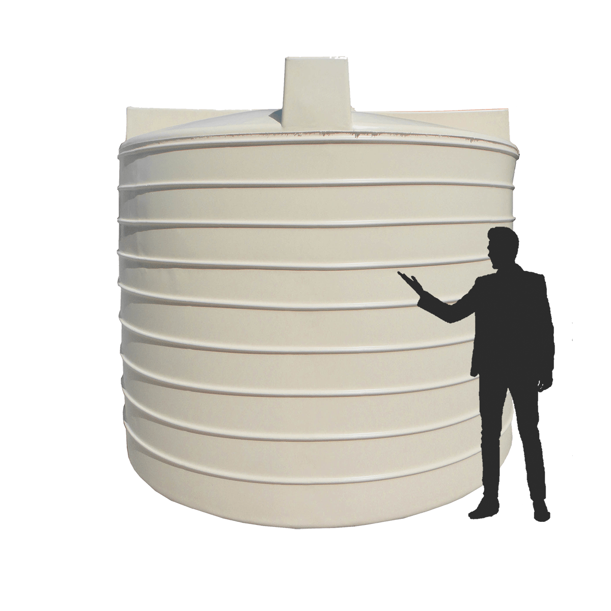 10,000L Round Water Tank Polyworld