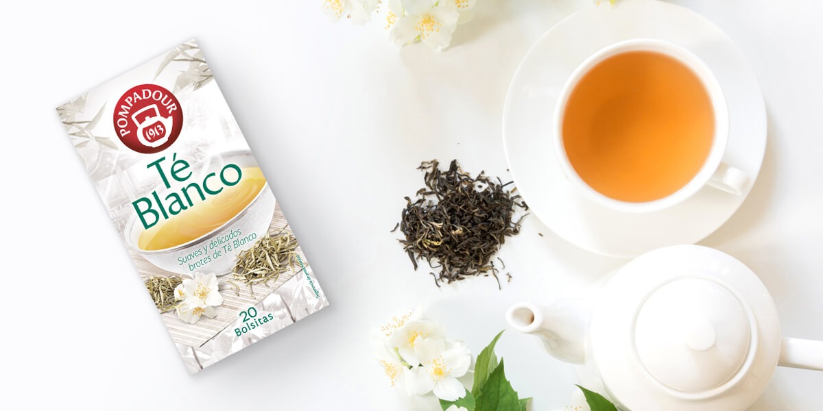Qué es el té blanco Pompadour Pompadour