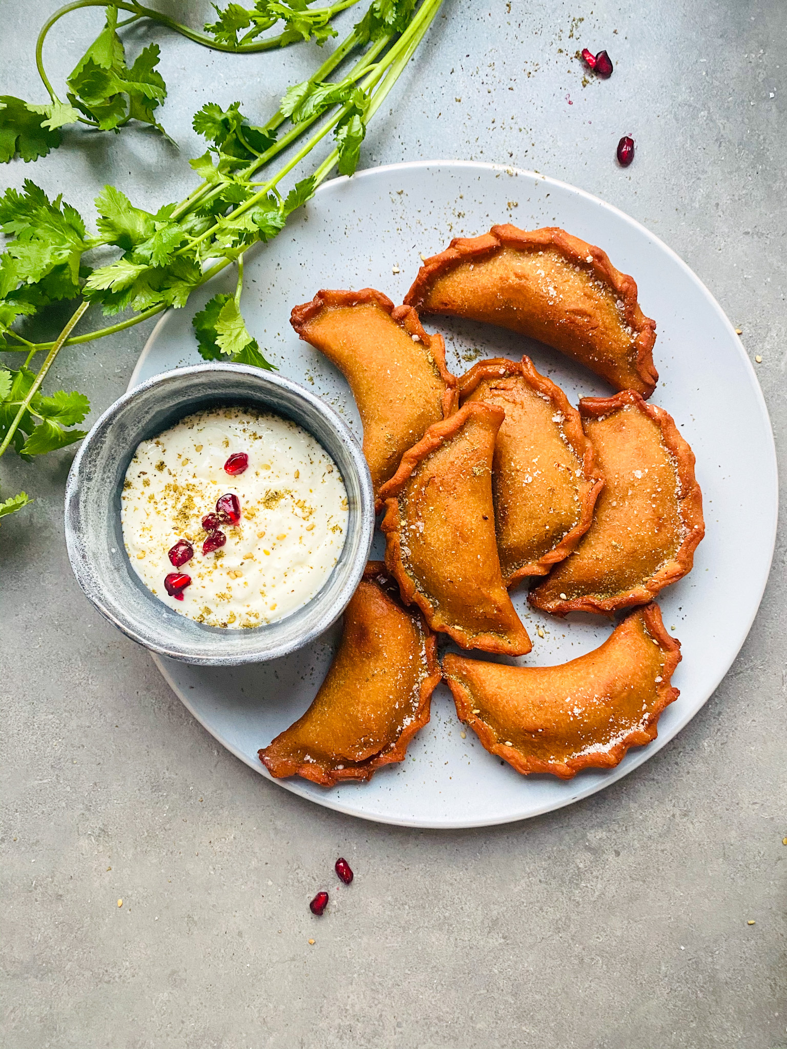 Lamb Sambousek (Little Middle Eastern Meat Pies) (GlutenFree, Dairy