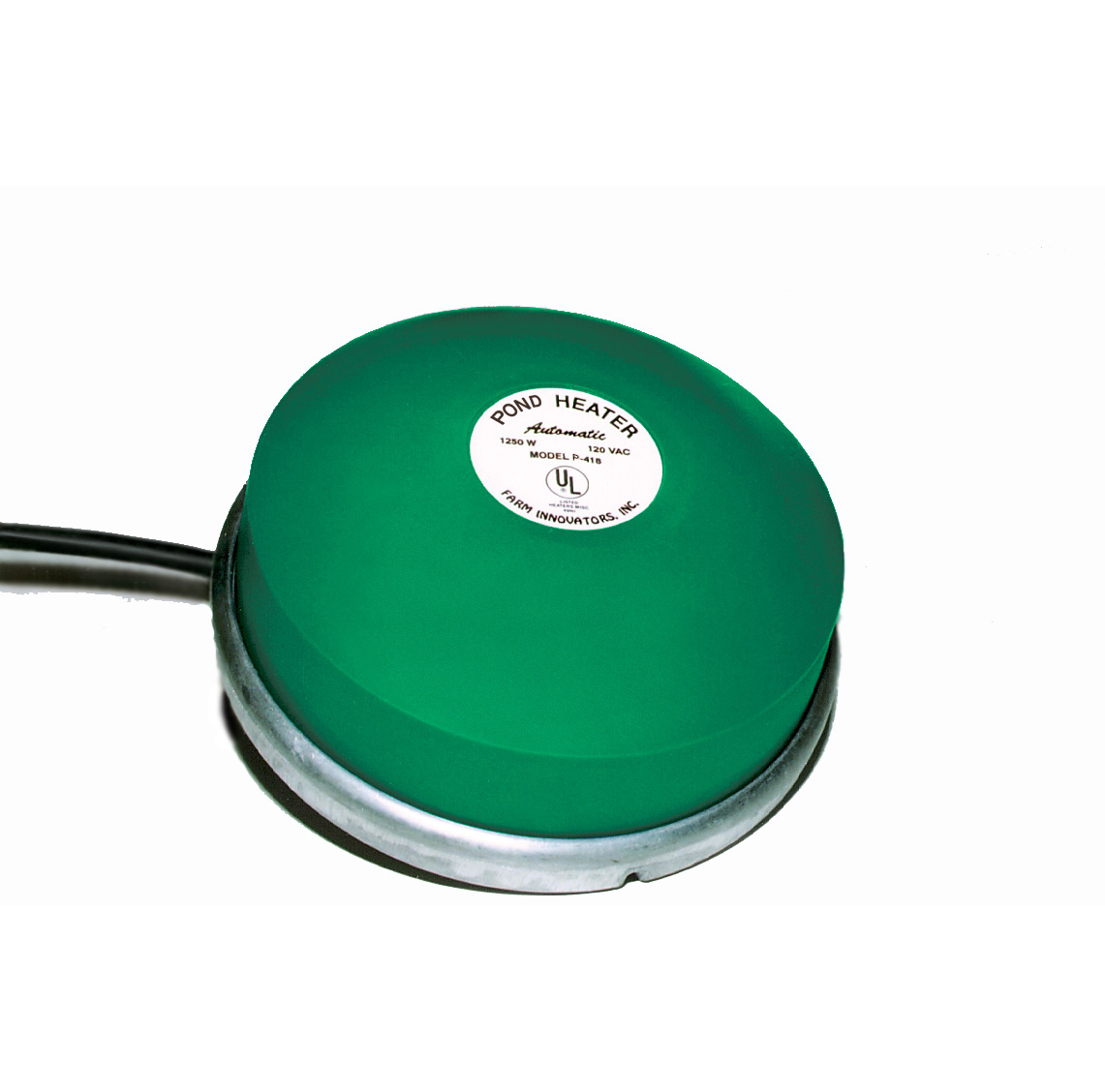 Farm Innovators Premium Floating Pond Deicer, 1250 watt Pond and Pet