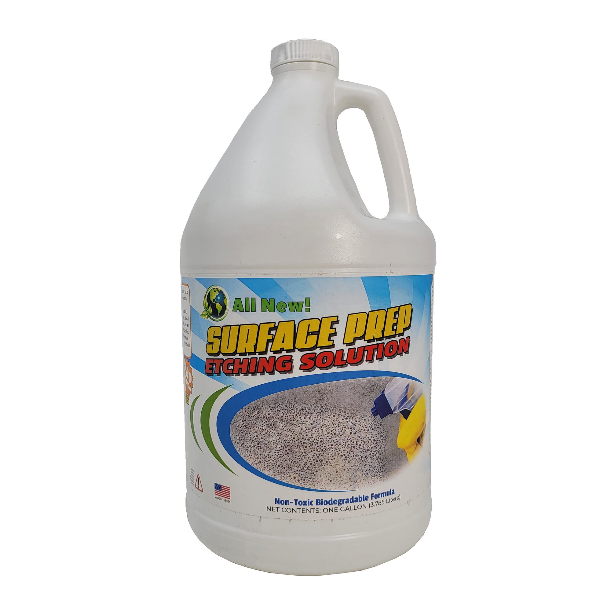 Pond Armor Surface Prep is a safer alternative to using muriatic acid