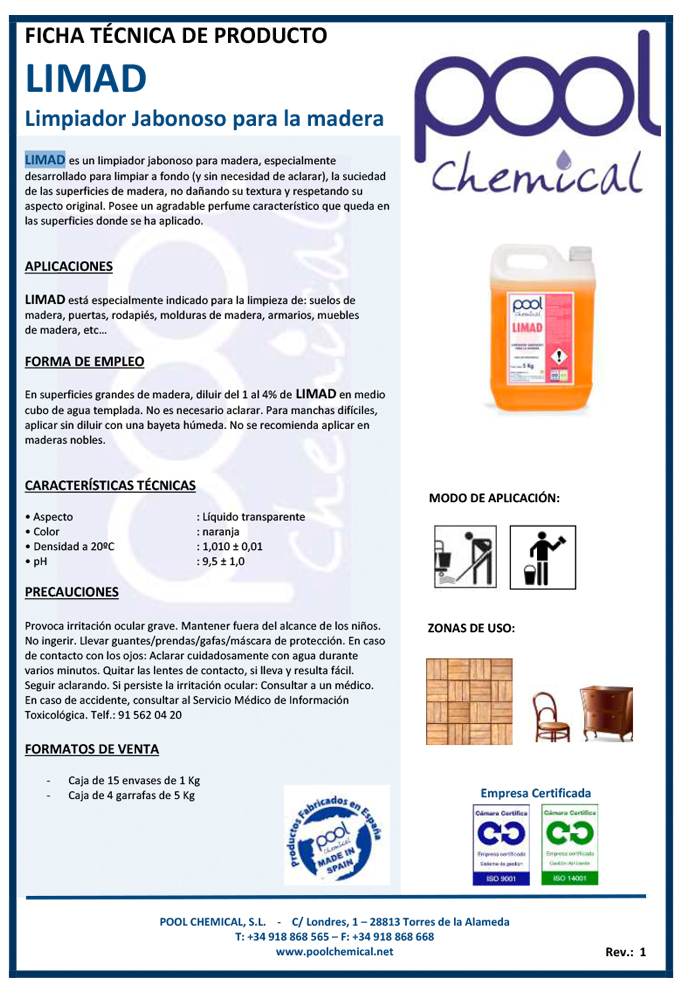 LIMAD Pool Chemichal, fábrica de químicos
