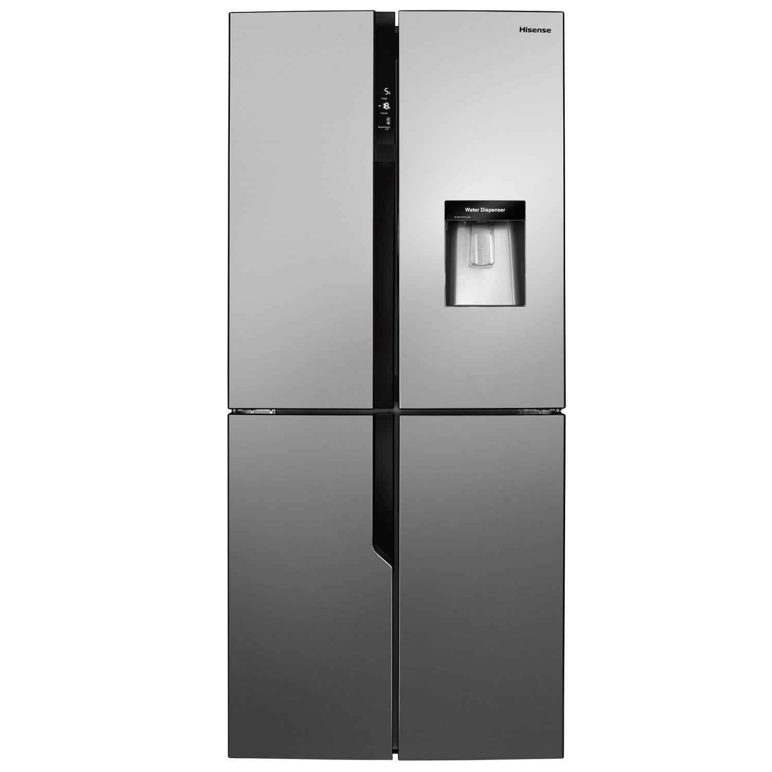 Hisense American Fridge Freezer Silver Pooles Domestics