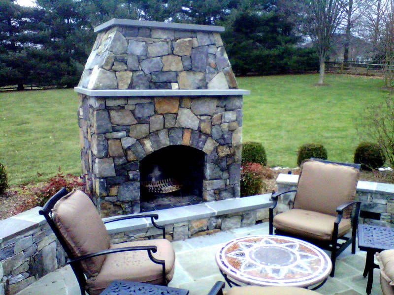 Patio Fireplace & Fire Pits in Frederick, MD Poole's Stone & Garden