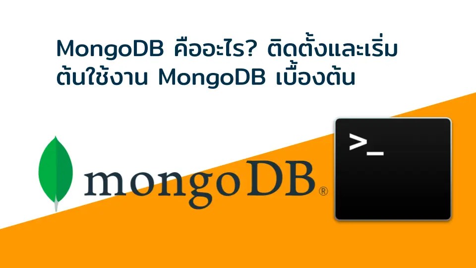 MongoDB คืออะไร? ติดตั้งและเริ่มต้นใช้งาน MongoDB เบื้องต้น Poolsawat