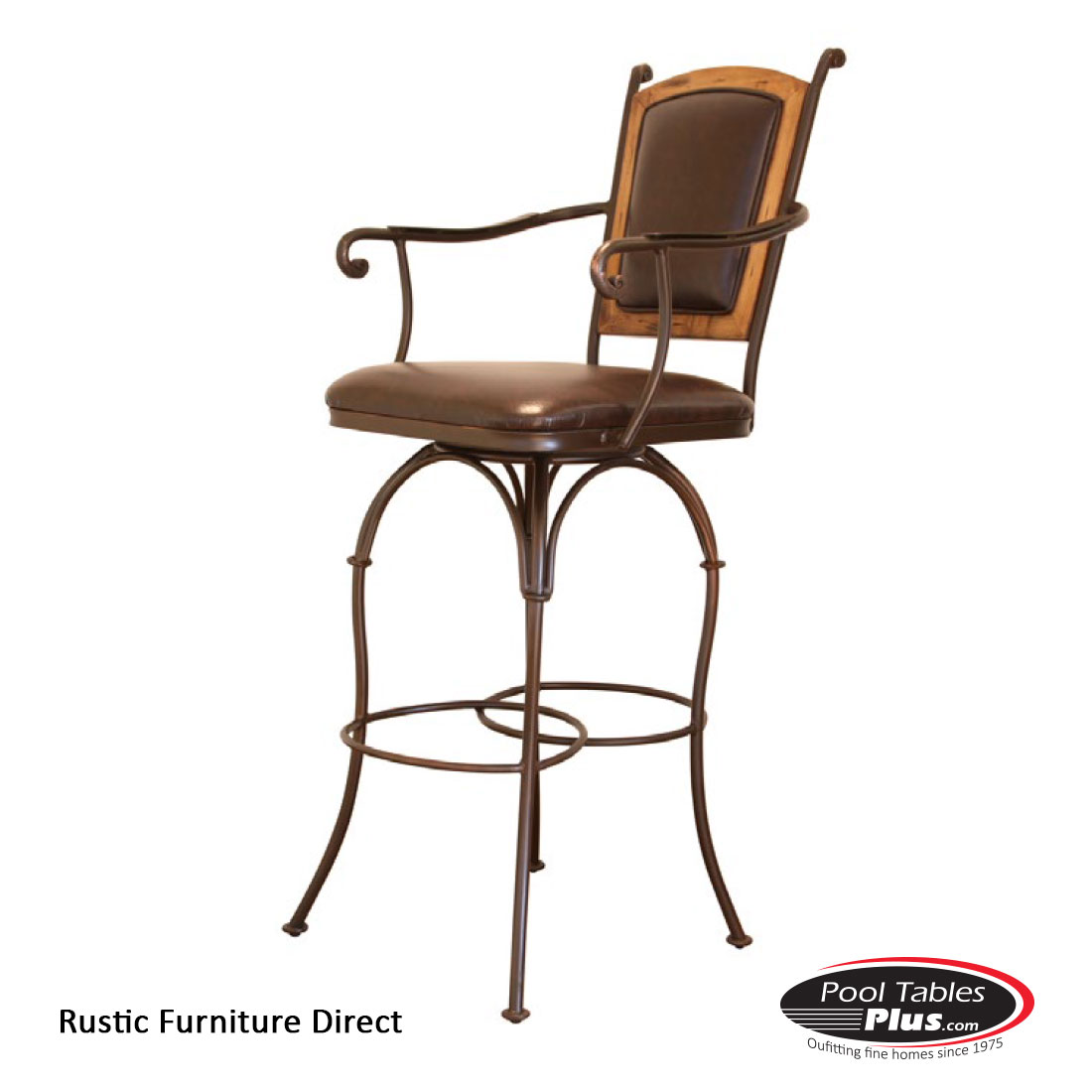 Iron Bar Stools Rustic Photos