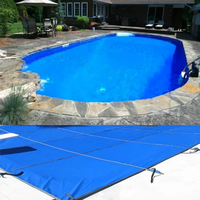 18 x 36 Oval Safety Pool Covers Pool Warehouse