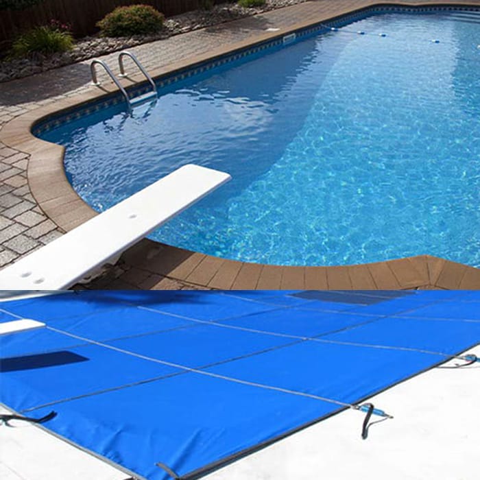 18 x 36 Double Roman End Safety Pool Cover Pool Warehouse
