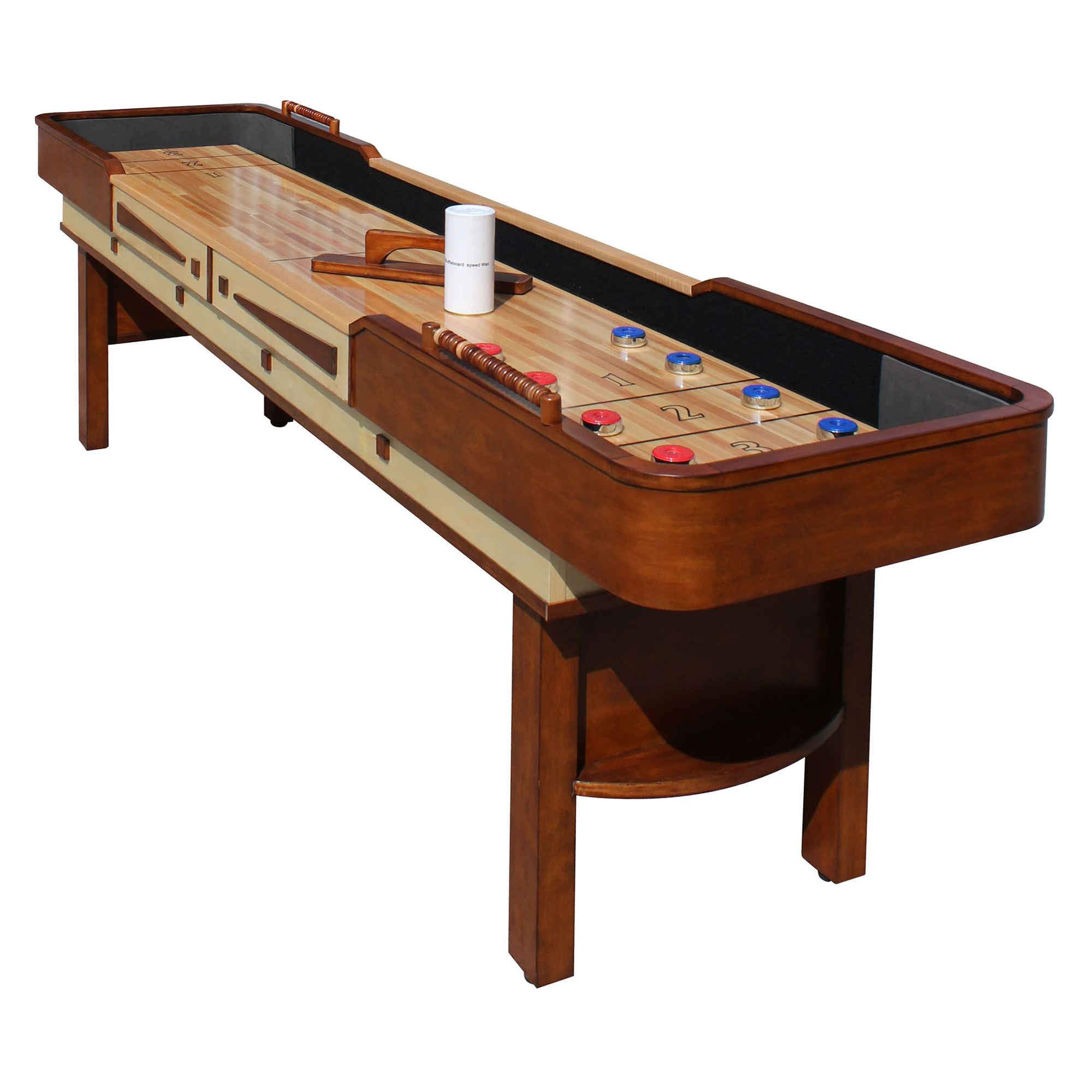 9 ft Merlot Shuffleboard Table Pool Warehouse
