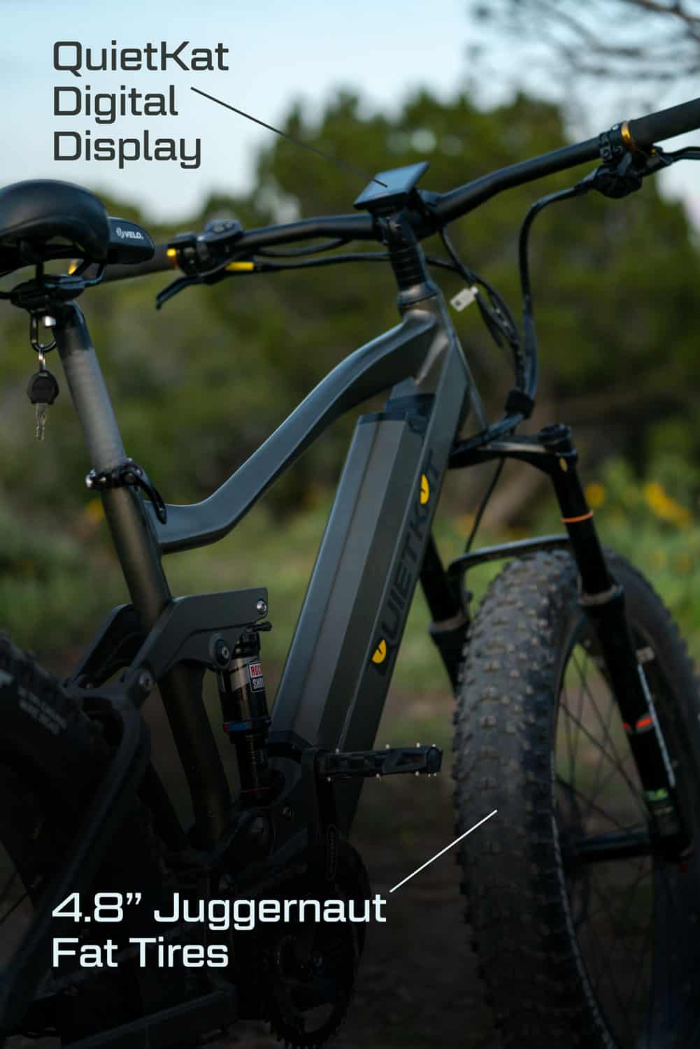 QuietKat Fat Tire RIDGERUNNER Electric Bike Pool Warehouse